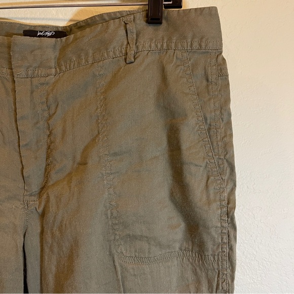 Lord & Taylor 424 Fifth Cargo Style Summer Linen Pants Size 12 - Picture 8 of 12